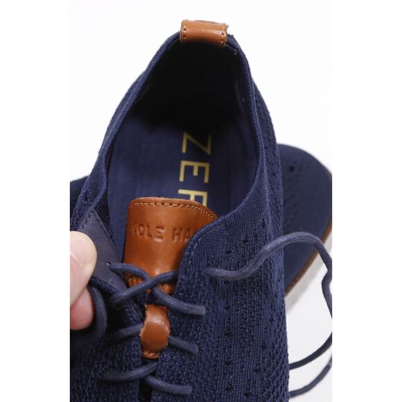 Cole Haan Mens Blue 2.ZeroGrand Stitchlite Wingtip Oxfords Dress Shoes 13 M main image 12